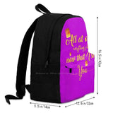 Tangled Lanterns Backpack - Everything's Different Now That I See Yo