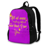 Tangled Lanterns Backpack - Everything's Different Now That I See Yo