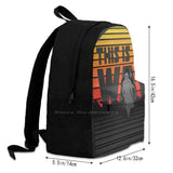Paper Art 3D Poster - This Is The Way Arrivals Satchel Schoolbag Bags Backpack B
