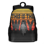 Paper Art 3D Poster - This Is The Way Arrivals Satchel Schoolbag Bags Backpack B