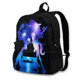 Princess Travel Laptop Bagpack Bags Galaxy