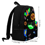 Galactic Hero Backpack Student School Laptop Travel Bag