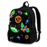 Galactic Hero Backpack Student School Laptop Travel Bag