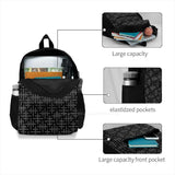 Sayagata 2 Version 2 Travel Laptop Backpack Maze Lucky Cross Pattern