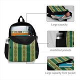 Stripes 3D Print Backpack Casual Bag Ice Princess Anna