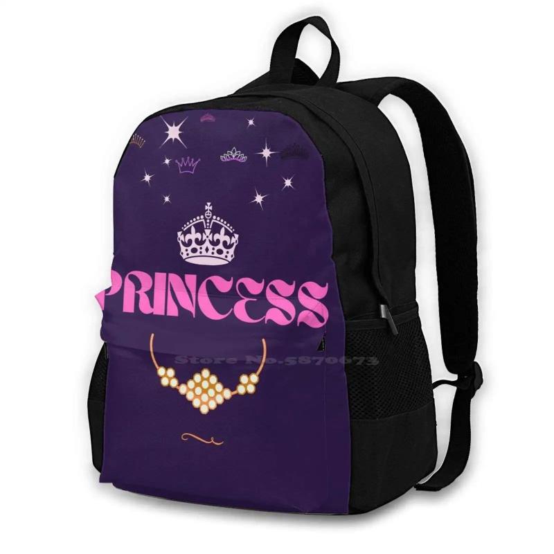 Princess School Bags For Teenage Girls Laptop Travel Bags