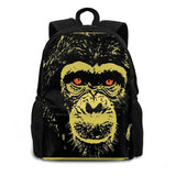 Chimpanzee-4 Laptop Travel School Bag - Men Women Teens