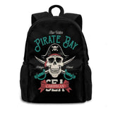 Pirate Caribbean Princess Backpack Student School Laptop Travel Bag
