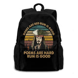 Roses Are Red Rum Is Good Pirate Caribbean Backpack