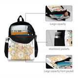 Forest Prince 3D Print Backpack Deer Fanart Casual Bag