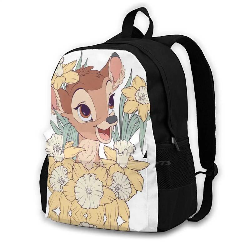 Forest Prince 3D Print Backpack Deer Fanart Casual Bag