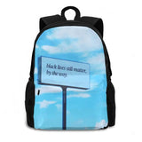 Lives Still Matter Backpack Student School Laptop Travel Bag