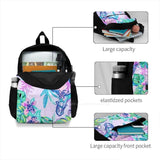 Purple Mermaid Travel Laptop Bagpack