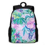 Purple Mermaid Travel Laptop Bagpack