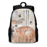 Fawn School Bag Big Capacity Backpack Laptop 15 Inch