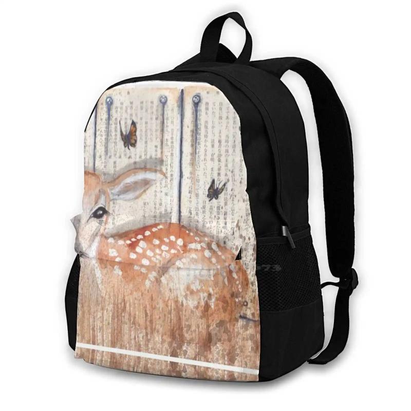 Fawn School Bag Big Capacity Backpack Laptop 15 Inch
