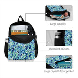 Floral Laptop Travel Bag for Teenage Girls