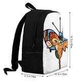 Spring Butterfly Fawn Laptop Bagpack - Spring Love Travel Bags