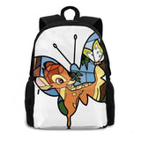 Spring Butterfly Fawn Laptop Bagpack - Spring Love Travel Bags