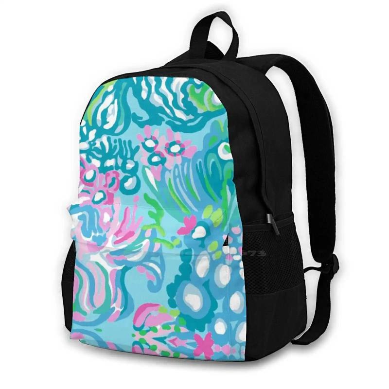 Large Capacity Backpack Laptop Travel Bags Preppy Summer Decor