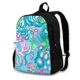 Large Capacity Backpack Laptop Travel Bags Preppy Summer Decor