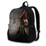 Pirates of the Caribbean Backpack for Men Women Girls Teenage Johnny Depp
