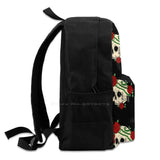Skulls And Roses Laptop Travel School Bags