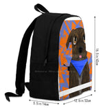 Chewie School Bags For Teenage Girls Laptop Travel Bags Pitbull Dog Portrait