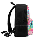 Flamingo 3D Print Backpack Casual Bag Summery Vibrant