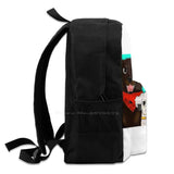 Prints Portraits Large Capacity Backpack Laptop Travel Bags