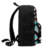 Halloween Cat Skull Backpack Colorful Funky Pattern