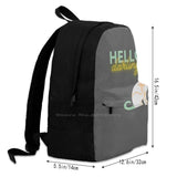 Confident Cat Scratching Itself Laptop Backpack