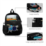Animal Drummer | The S Show Travel Laptop School Backpack Bag