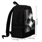 3D Print Backpack Casual Bag Modern Fantasy Lines
