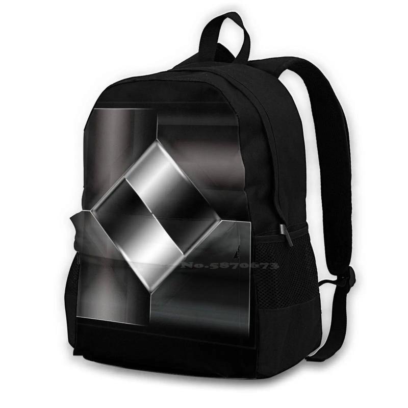 3D Print Backpack Casual Bag Modern Fantasy Lines
