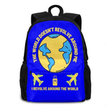Funny Travel: Big Capacity Backpack Laptop 15 Inch Travelers