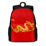 Mushu 3D Print Backpack Golden Minimalist