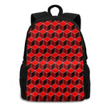 Colorful Cubes Student Backpack for School Laptop Travel