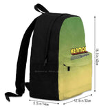 Washington Retro Stripes Teen College Student Backpack Laptop Travel Bags