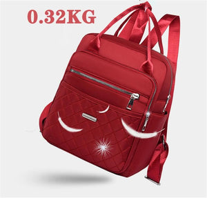 Waterproof Nylon Women Handbag and Backpack Combo