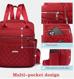 Waterproof Nylon Women Handbag and Backpack Combo