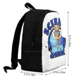 Science Geek Travel Laptop School Backpack Bag