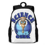 Science Geek Travel Laptop School Backpack Bag