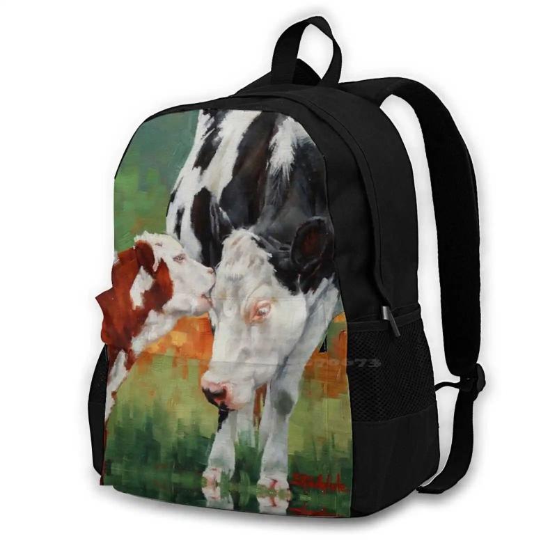 Cow Paintings Calf Paintings Cow And Calf Cows And Calves Backpack Bag