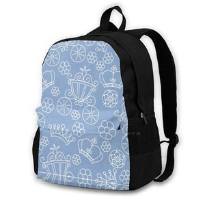Little Princess Doodles Backpack for Men Women Girls
