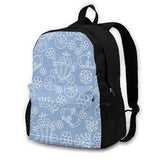 Little Princess Doodles Backpack for Men Women Girls