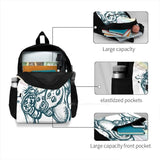 Cybersport Gamer Controller and Rainbow Satchel Backpack