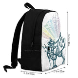 Cybersport Gamer Controller and Rainbow Satchel Backpack