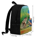 Koala Painting Backpack for Boys - Cute & Colorful School Bag
