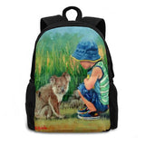 Koala Painting Backpack for Boys - Cute & Colorful School Bag